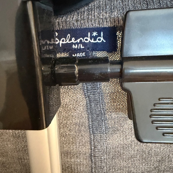 Splendid Gray Poncho Sweater - Picture 4 of 7